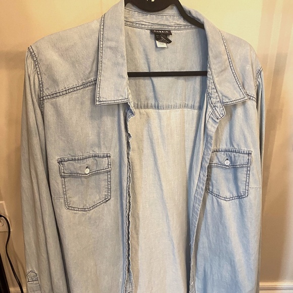 Torrid oversized button down shirt - Picture 1 of 3